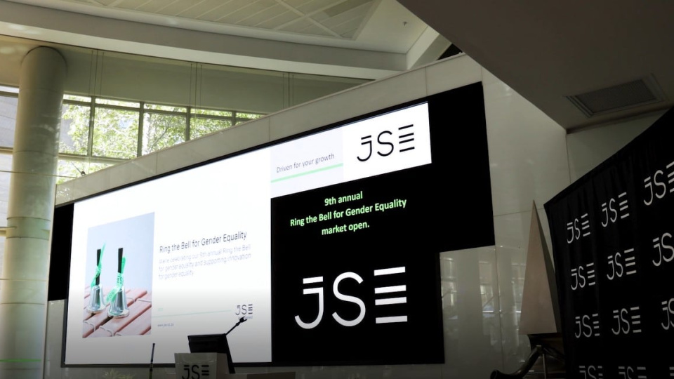 Ring the Bell for Gender Equality - Johannesburg Stock Exchange